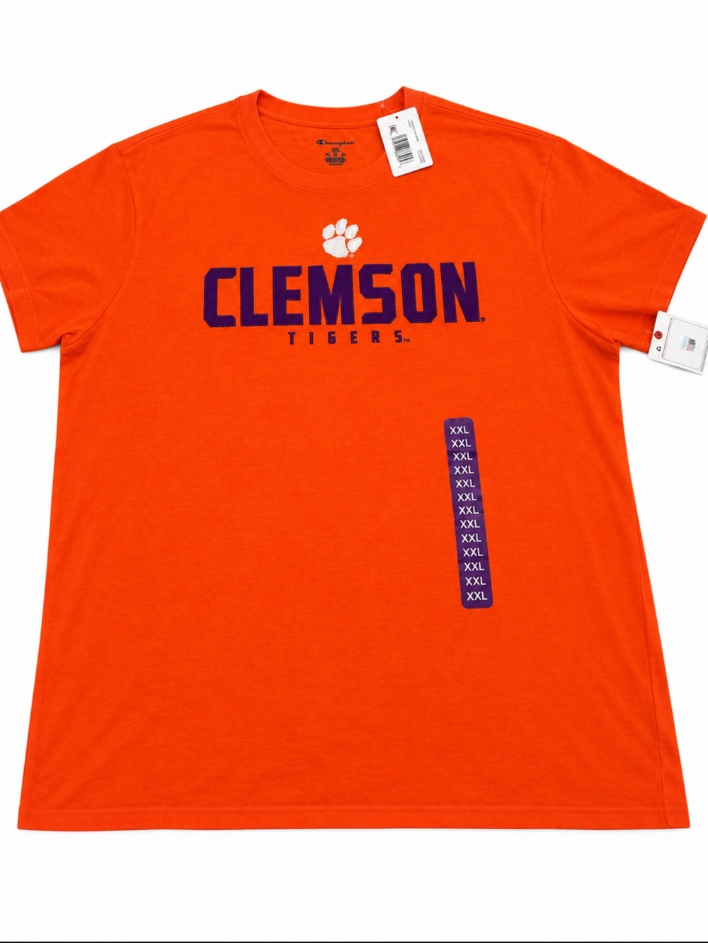 Champion Orange Clemson Tigers Graphic Tee
